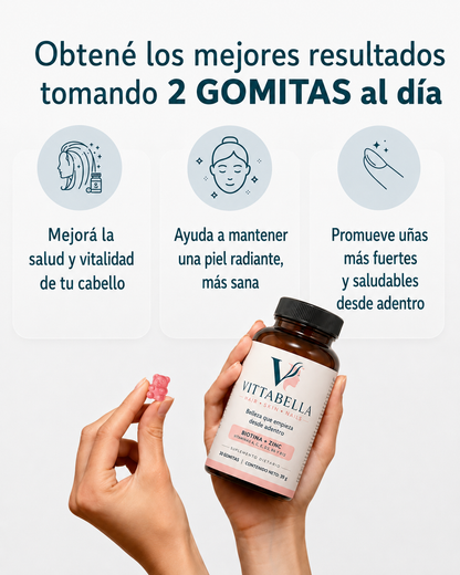 Vittabella | Cabello fuerte, piel radiante, uñas resistentes