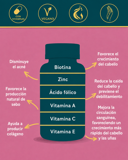 Vittabella | Cabello fuerte, piel radiante, uñas resistentes